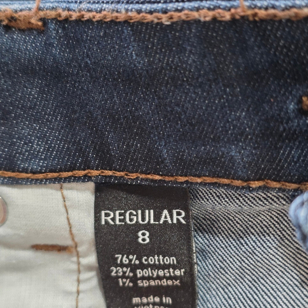 The Limited Denim Weekender Jean 678 Dark Wash Flare Leg Stretch Jeans Womens 8 - Picture 9 of 10